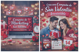 Cómo crear una campaña de marketing para San Valentín que enamore y venda más.